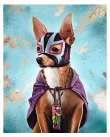 Mexican Folk Art - Lucha Libra Chihuahua, Artist Unknown